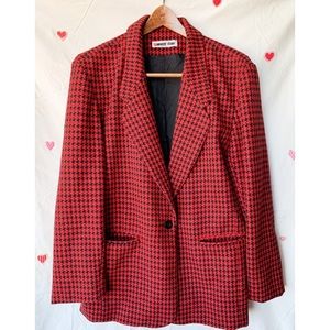 White Stag Vintage Houndstooth Blazer